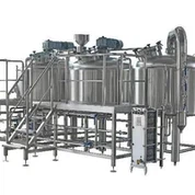 Sistem de bere din oțel inoxidabil cu 3 nave din oțel inoxidabil